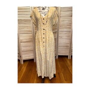 NWT Madewell Button-Front Midi Dress in Piccola Floral